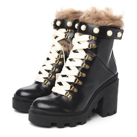 gucci ski boots|gucci ankle boots with pearls.